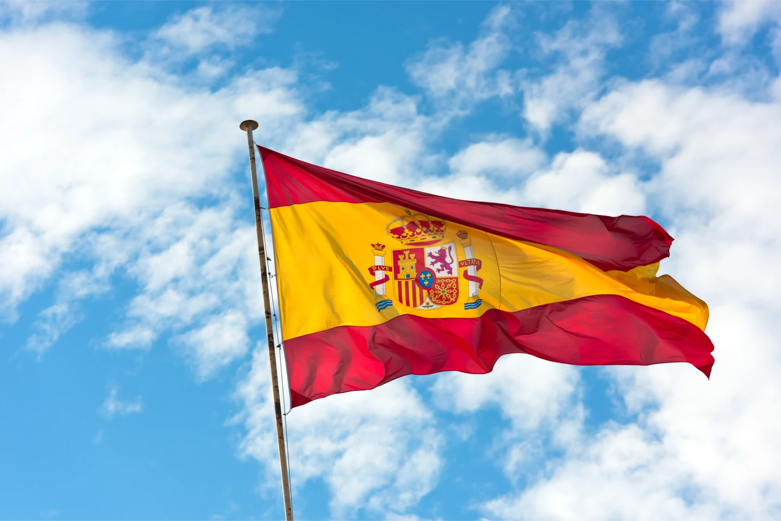 Flag of Spain to represent the Spanish Power of Attorney.